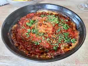 Vegan Moussaka at Odnar in Oudenaarde