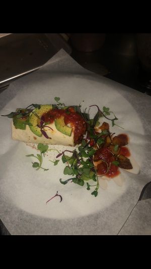Burrito at The Aria Vegan in Ontario