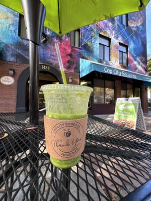   at Cap City Squeeze Juice Bar in Sacramento