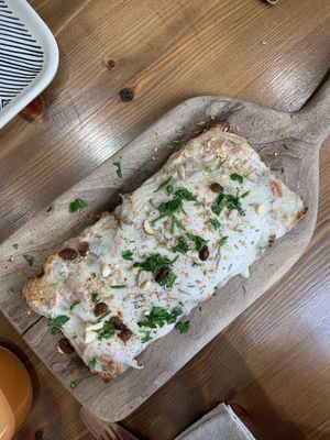 Bruschetta  at Pure. Healthy Cafe in Casablanca