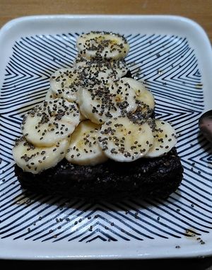 Brownie was lovely! Loved the serving size😄 at Pure. Healthy Cafe in Casablanca