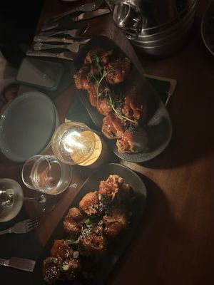 Cauliflower wings  at Le Local Morzine in Morzine