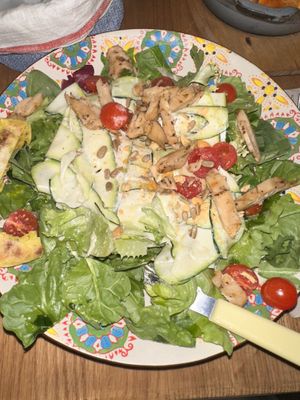 Cesar salad  at Bresca in Madrid