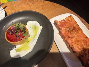 Tartaleta y pan   at Season in Barcelona