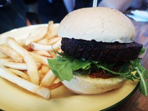 Vegan Burger at Little Creatures in Fremantle