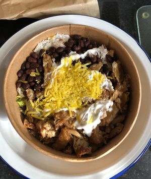 Burrito bowl at Atu in Wigan