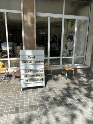 Sign for Orval  at Orval in Barcelona