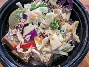 Tempeh bowl at Angeline's Bakery and Cafe in Sisters
