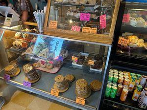 sample of the vegan treats on offer (I didn't try any) at Angeline's Bakery and Cafe in Sisters