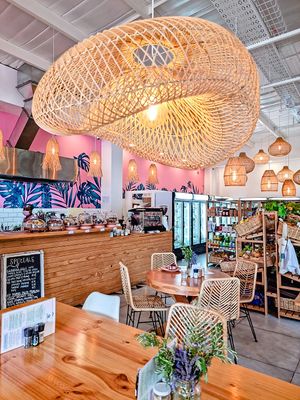 Blue Kiwi Cafe' at Blue Kiwi Organic Market & Cafe' in Cape Town