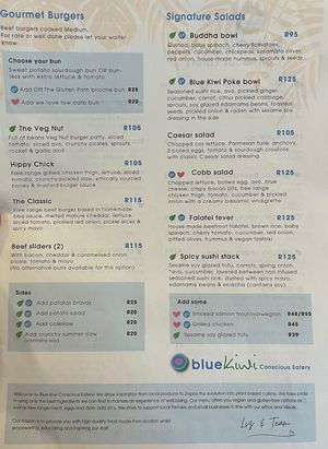  at Blue Kiwi Organic Market & Cafe' in Cape Town