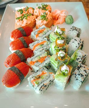 Vegan Sushi at Blue Kiwi Organic Market & Cafe' in Cape Town