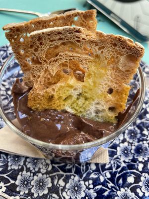 Chocolate mousse  at Vineria N.4 in Pistoia