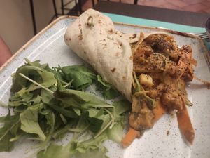 Shawarma veg at Vineria N.4 in Pistoia