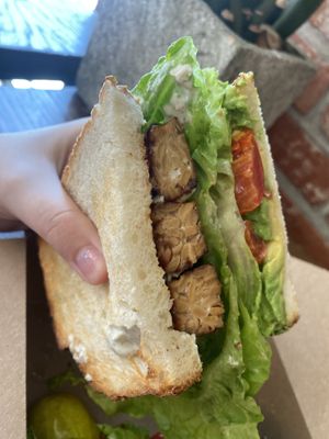 Tempeh blt  at Groundwork Coffee Co.- Hollywood in Los Angeles