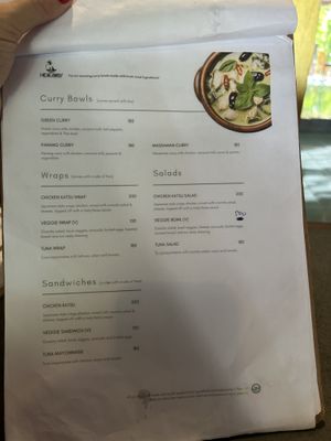 Menu February  at Hideaway in Koh Lipe