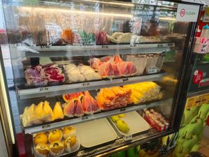 Fresh cut fruits at V'Fresh Your Daily Vitamins in Central Singapore