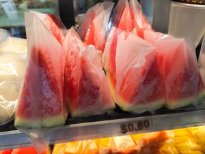 Fresh cut fruits at V'Fresh Your Daily Vitamins in Central Singapore
