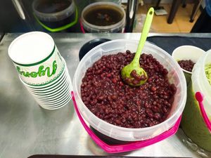 Red bean at Nyonya Chendol in Central Singapore