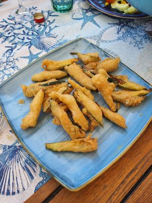 Vegetables tempura at Le Rune - Taverna Bio Mediterranea in Bari