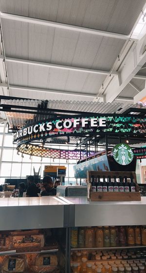 the location   at LHR - Starbucks - T5 in West London
