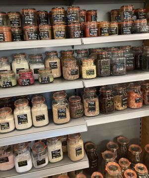 Refillery - wide range of herbs, spices and dried goods.  at Bùth Bharraigh in Isle Of Barra