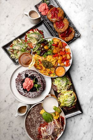 Etérea Brunch Menu, available on Saturdays and Sundays.  at Etérea in New York City