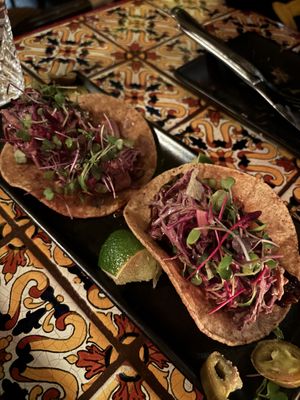 Zucchini tacos   at Etérea in New York City