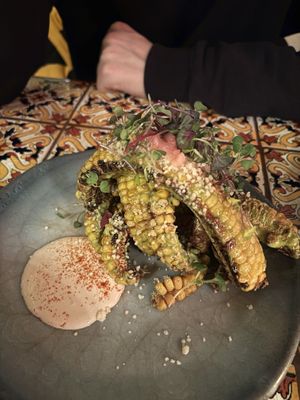 Corn rib elote   at Etérea in New York City