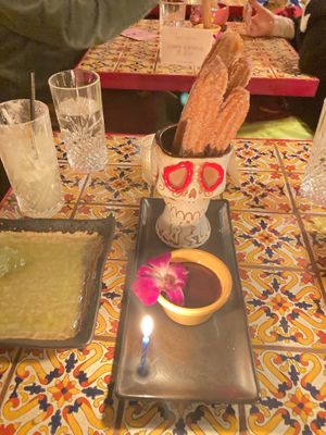 Churros and mocktail at Etérea in New York City