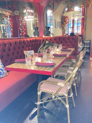 inside decour at Etérea in New York City