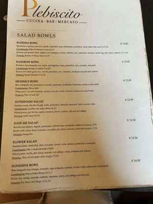 Menu  at Açai Sisters - Maybe closed in Rome