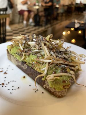 Spicy avocado toast  at Açai Sisters - Maybe closed in Rome