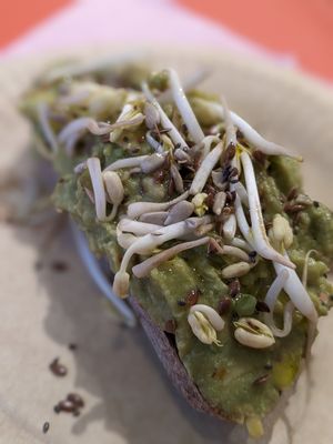 Spicy Avocado Toast at Açai Sisters - Maybe closed in Rome