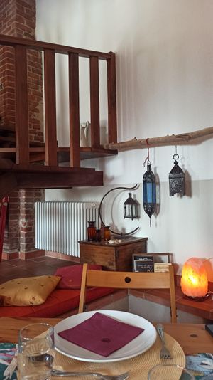 Particolare della sala at Elena Carmilla  in Rivarossa