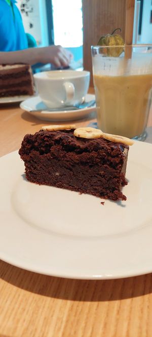 Vegan Bananacake at Café Cabresso in Augsburg