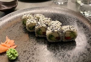 Vegan sushi  at Banshi in Pordenone