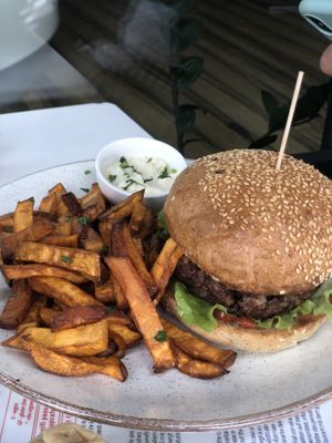 Hemp burger   at Upcafe in Split