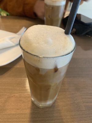 iced coffee with oat milk   at Upcafe in Split
