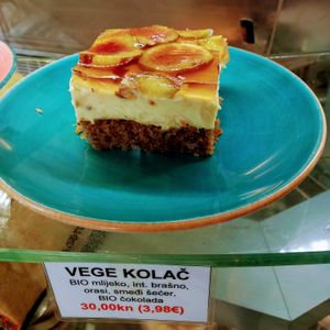 I kidnapped this cake this morning.  The ransom wasn't paid so it was eaten. 😉 Delicious! at Upcafe in Split