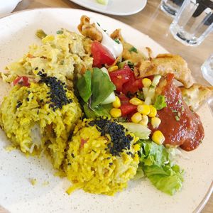 Oyster mushroom tempura  at Upcafe in Split