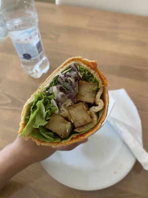 Seitan burrito  at Upcafe in Split