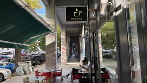 The entrance   at Upcafe in Split