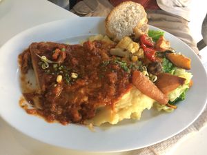 Seitan Pašticada at Upcafe in Split