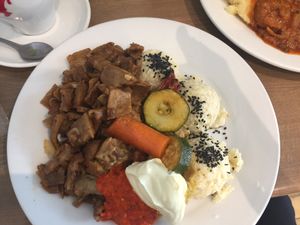 The vegan kebab! at Upcafe in Split