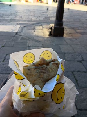 Piadina cinese con verdure at Ravioleria in Venice