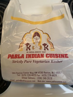 Bag  at Pabla Indian Cuisine in Renton