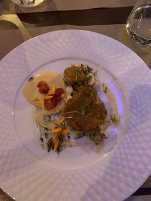 4th course at Lucky Leek in Berlin