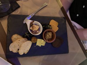 Cheese plate at Lucky Leek in Berlin