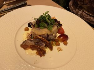 Eggplant salad  at Lucky Leek in Berlin